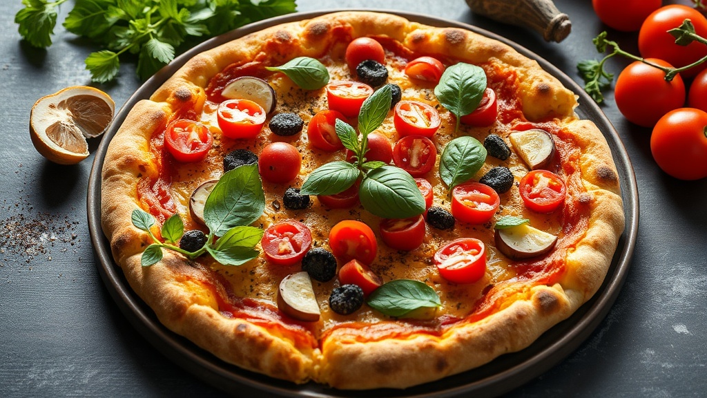Mediterranean Veggie Pizza