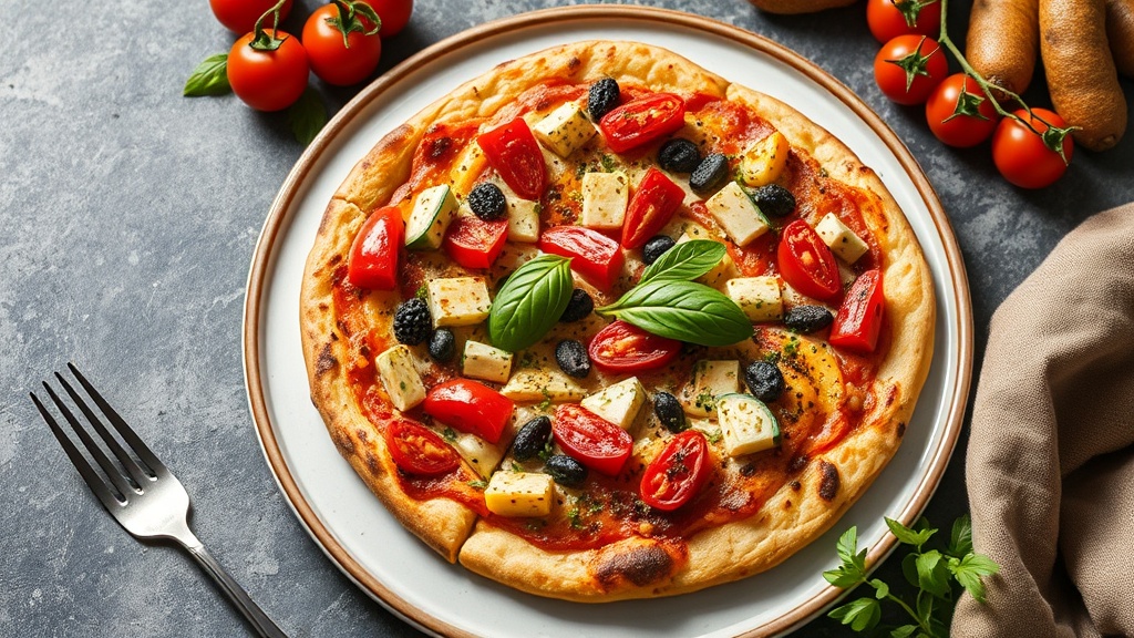 Mediterranean Veggie Pizza