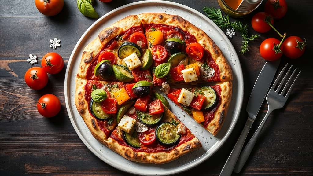 Mediterranean Veggie Pizza
