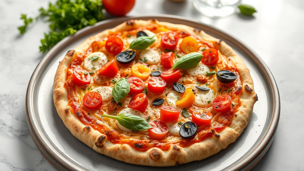 Mediterranean Veggie Pizza