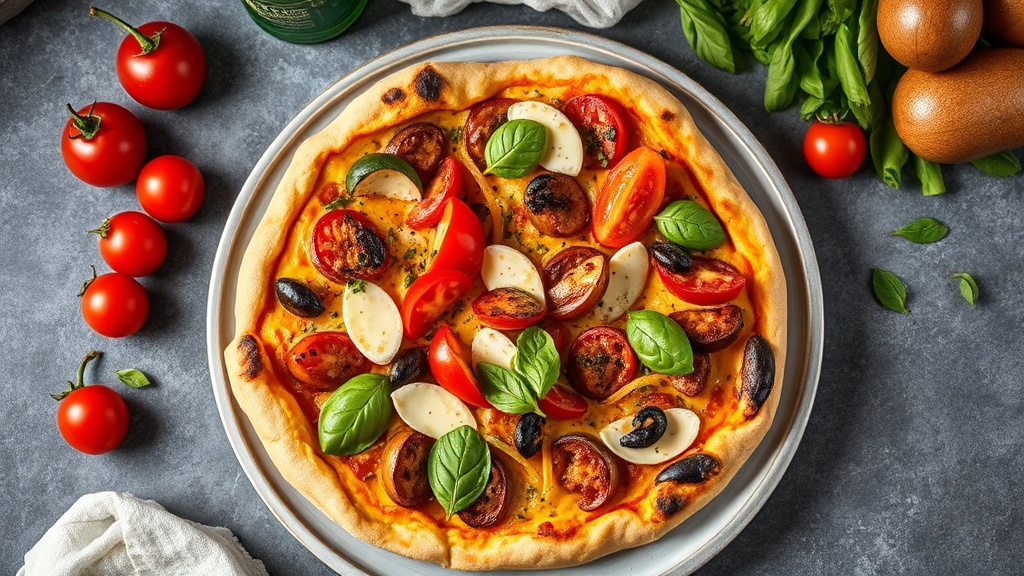 Mediterranean Veggie Pizza