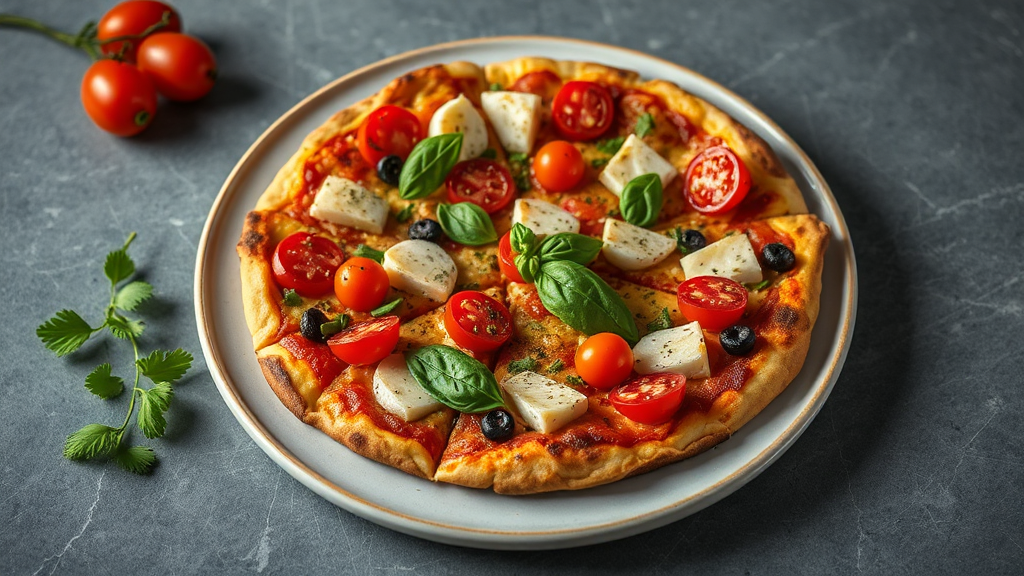 Mediterranean Veggie Pizza
