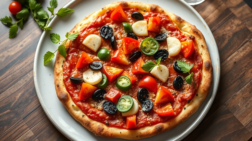 Mediterranean Veggie Pizza