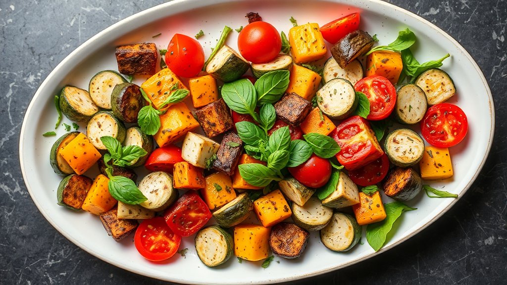 Mediterranean Veggie Sheet Pan