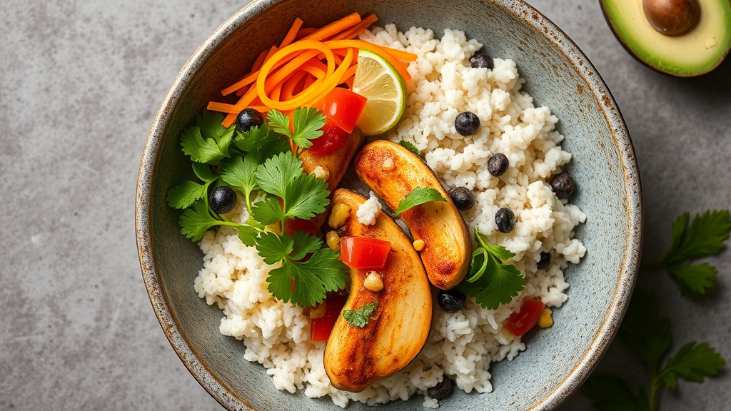 Mexican Chicken Rice Bowl