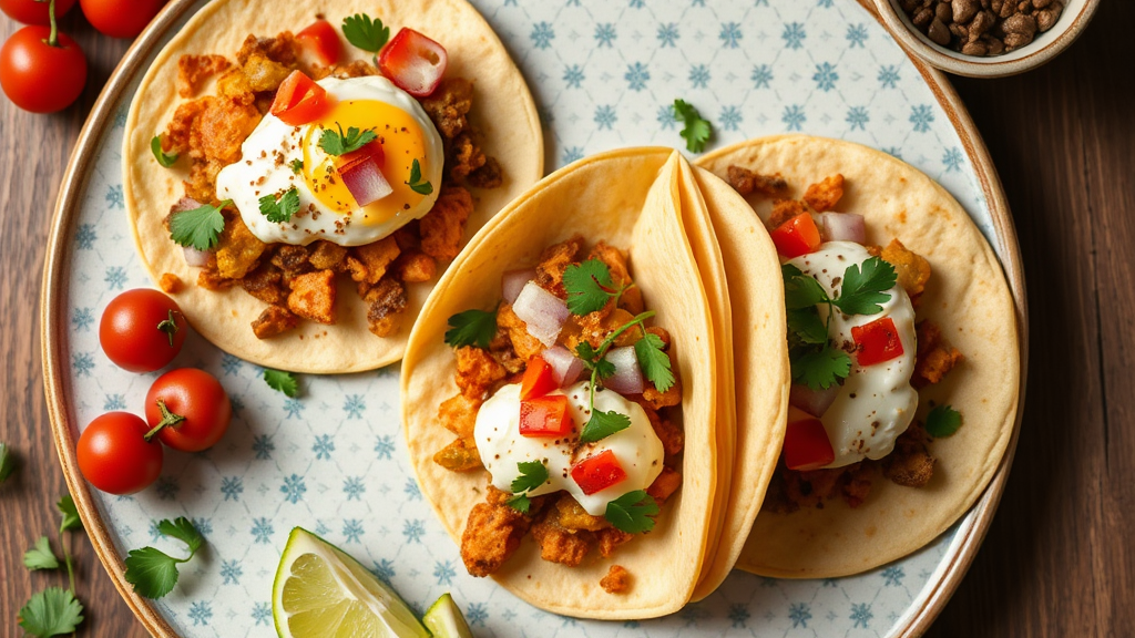 Mexican-Inspired Breakfast Tacos