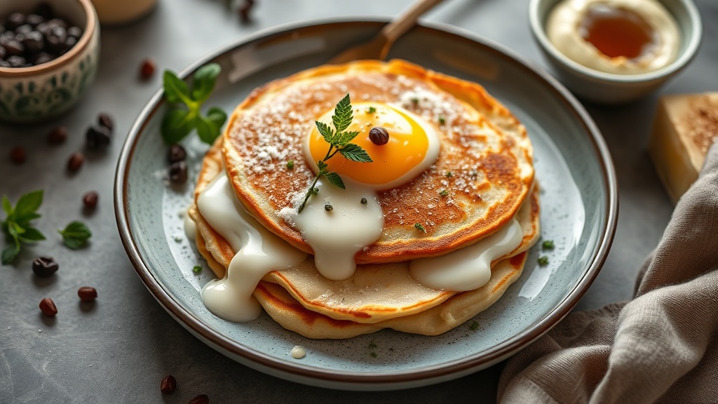 Milk and Egg Pancakes with a Hint of Sugar