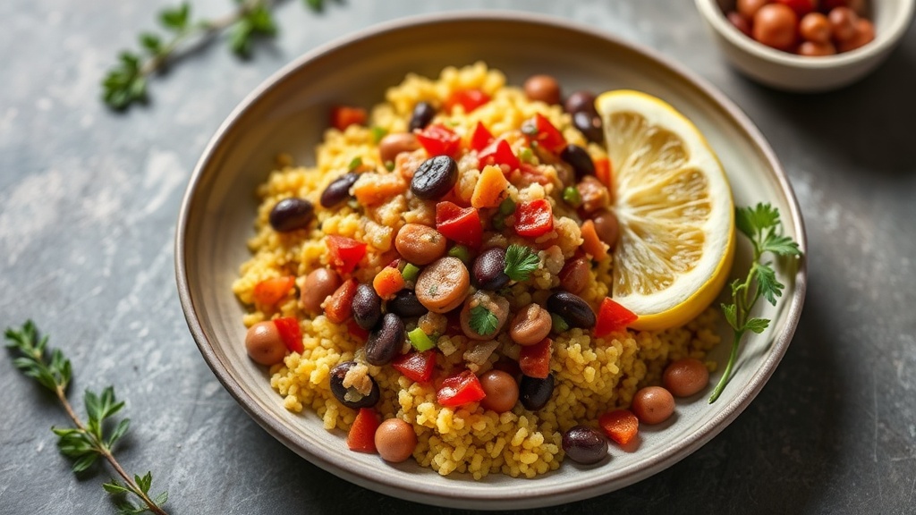 Millet and Bean Medley