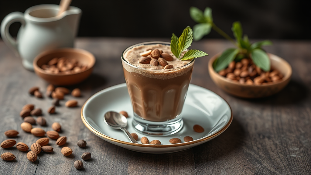 Mocha Almond Delight (Creative Coffee Drink)