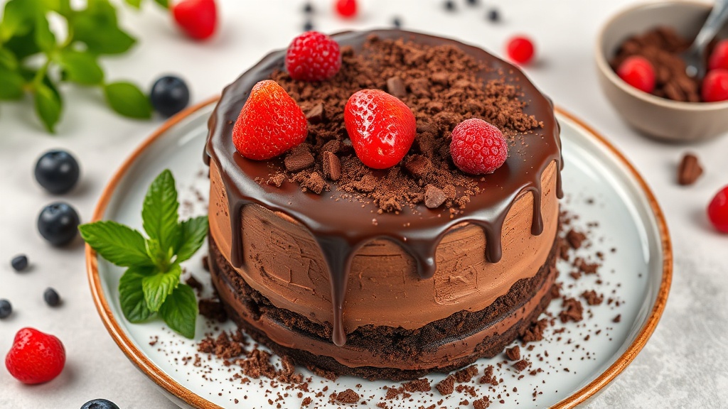 Mocha Chocolate Cake