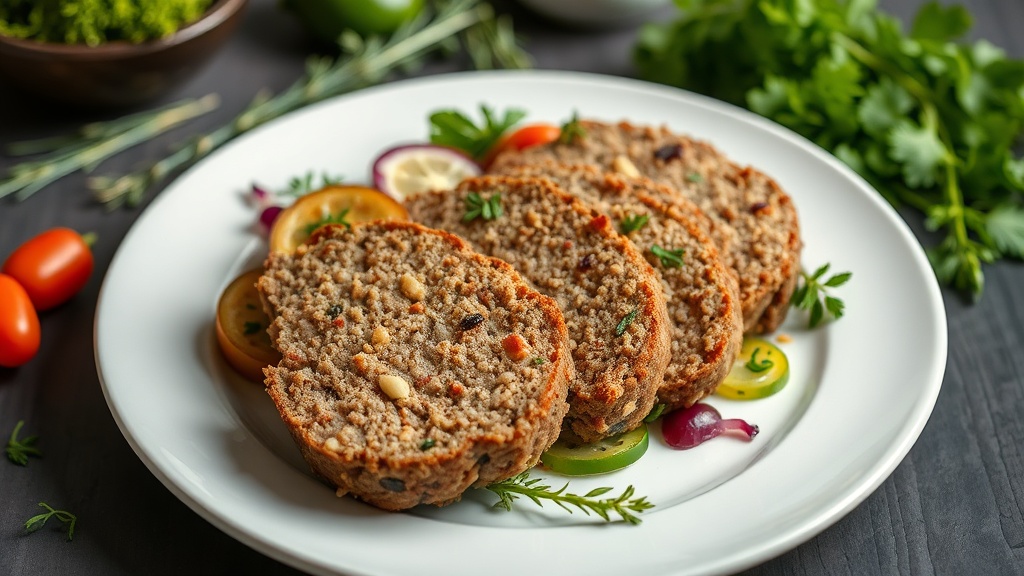 Moist Turkey Meatloaf with Herb and Veggie Infusion