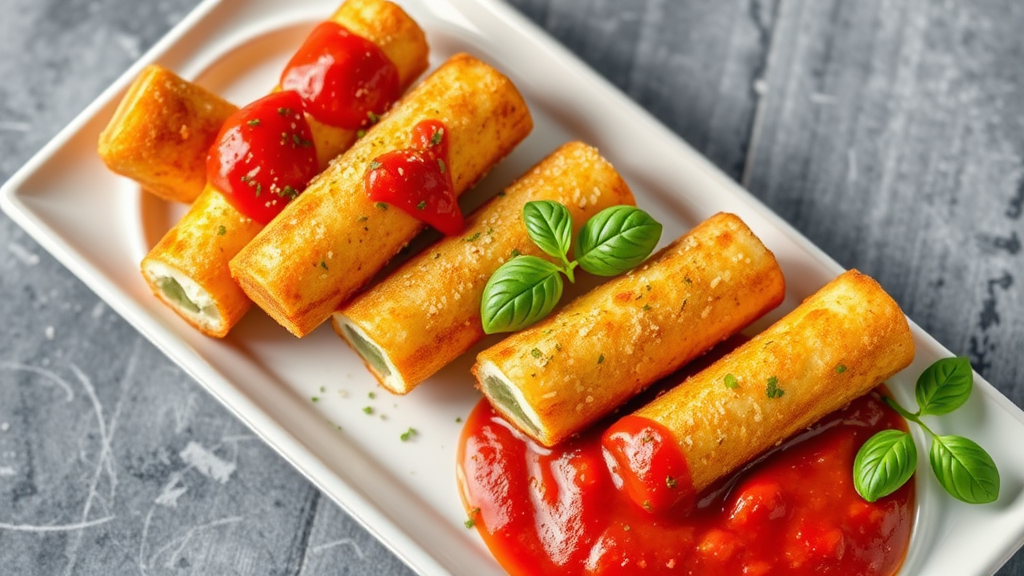 Mozzarella Sticks with Marinara Sauce