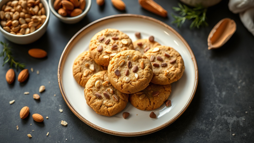 No-Bake Almond Butter Cookies