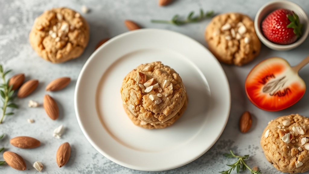 No-Bake Almond Butter Cookies