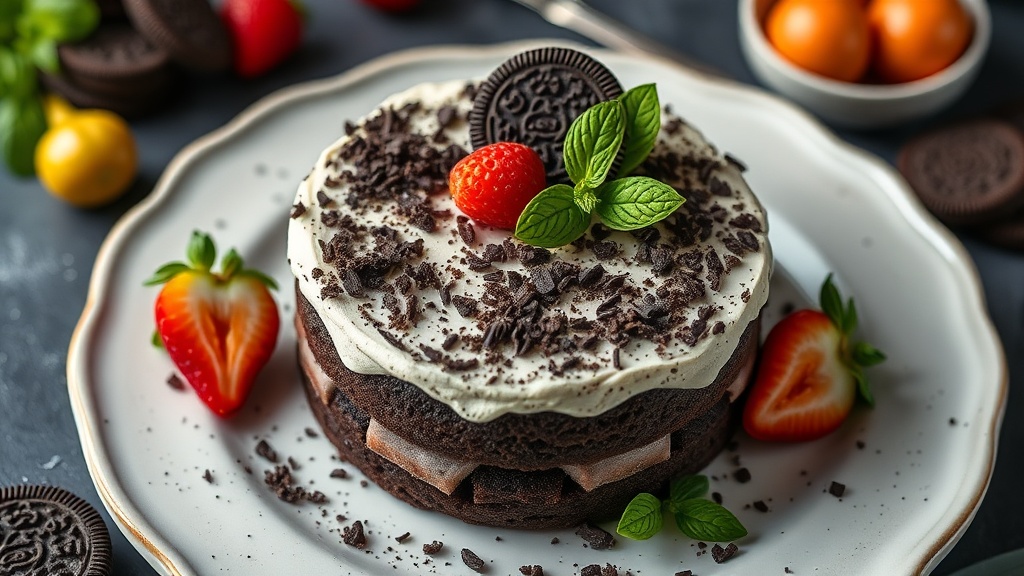 No-Cook Oreo Cake