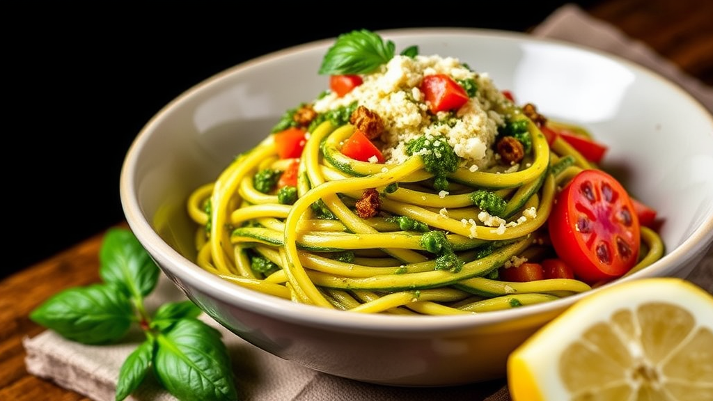 Noodles & Company's Zucchini Noodles with Pesto (Copycat Recipe)