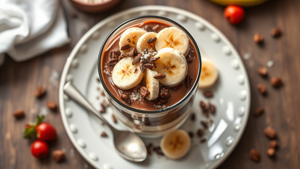 Nutella Banana Condensed Milk Parfait