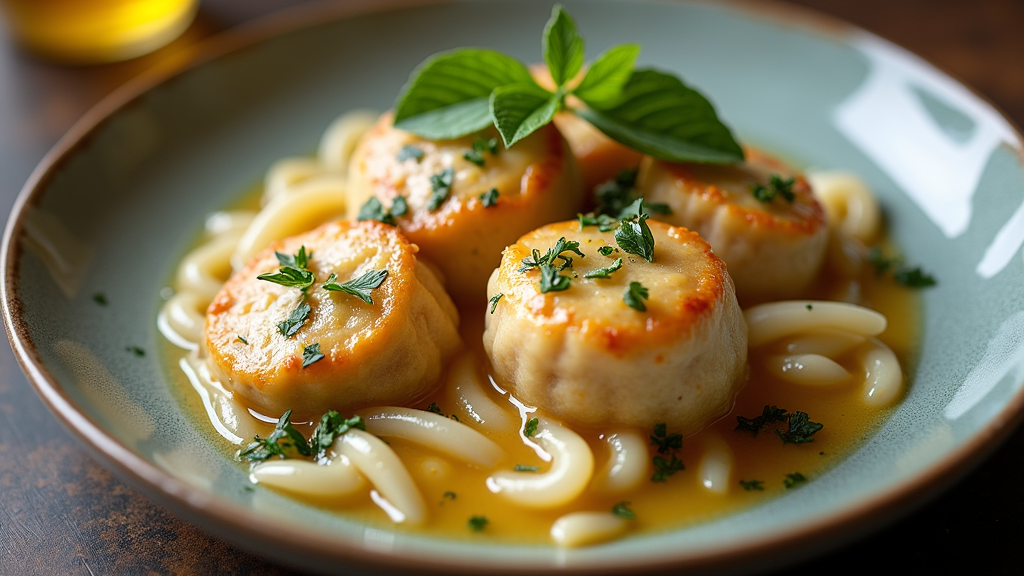Old-Fashioned Chicken and Dumplings with Herb Infusion