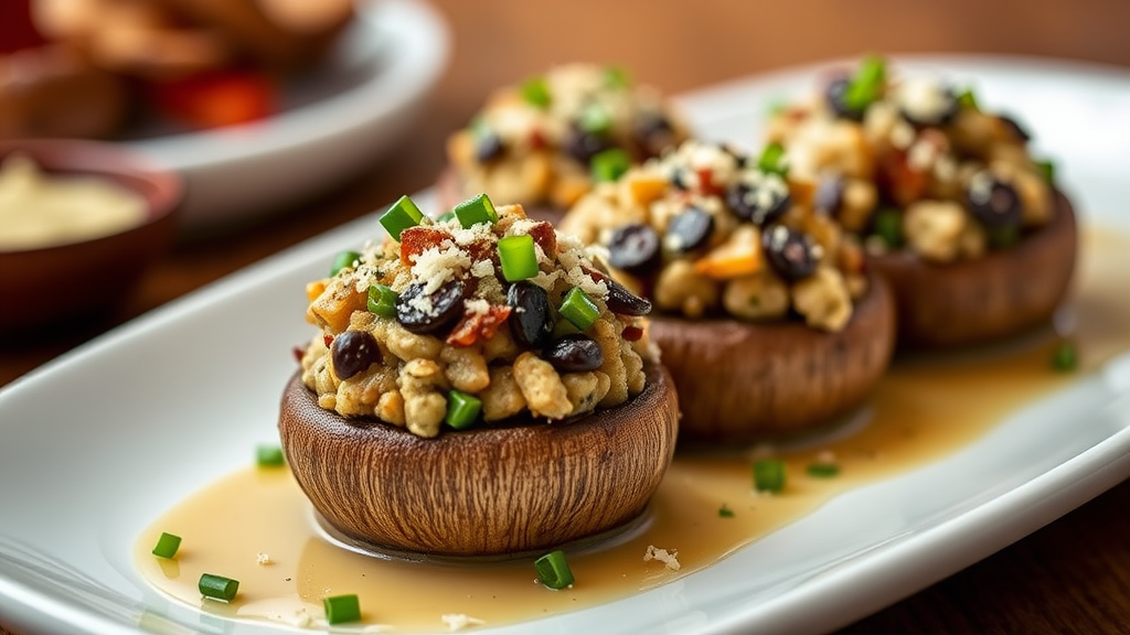 Olive Garden's Stuffed Mushrooms (Copycat Recipe)