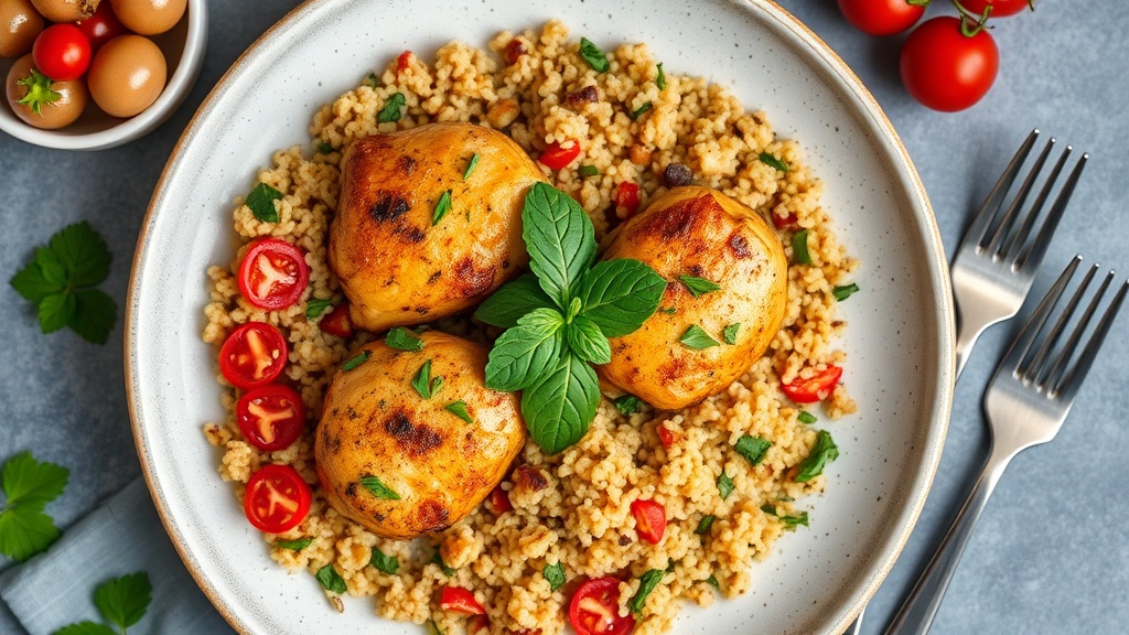 One-Pan Mediterranean Chicken and Quinoa