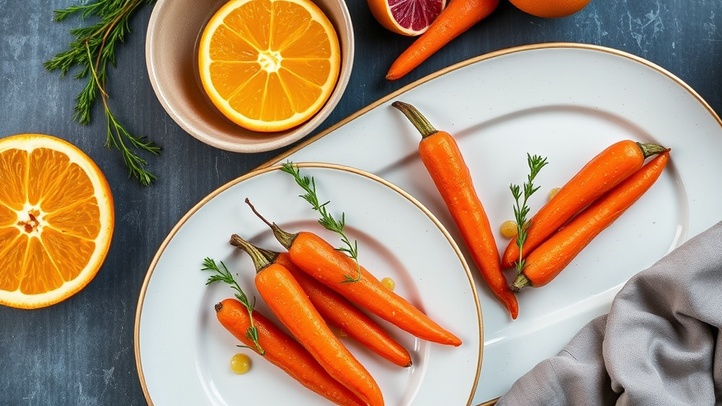 Orange-Glazed Baby Carrots with Thyme