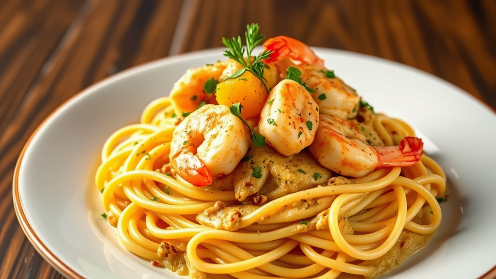 Outback Steakhouse Queensland Chicken & Shrimp Pasta (Copycat Recipe)