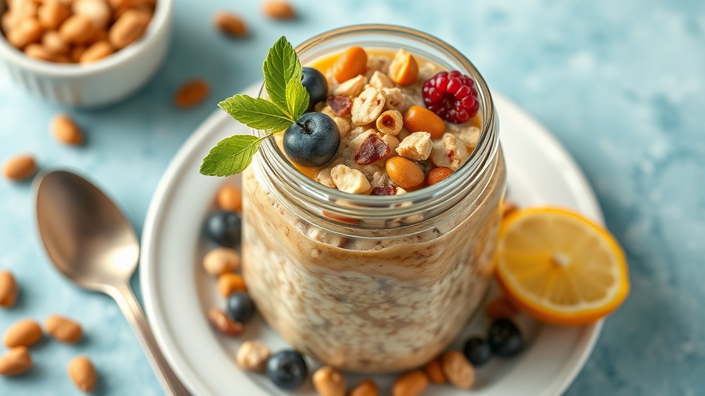 Overnight Peanut Butter Oats
