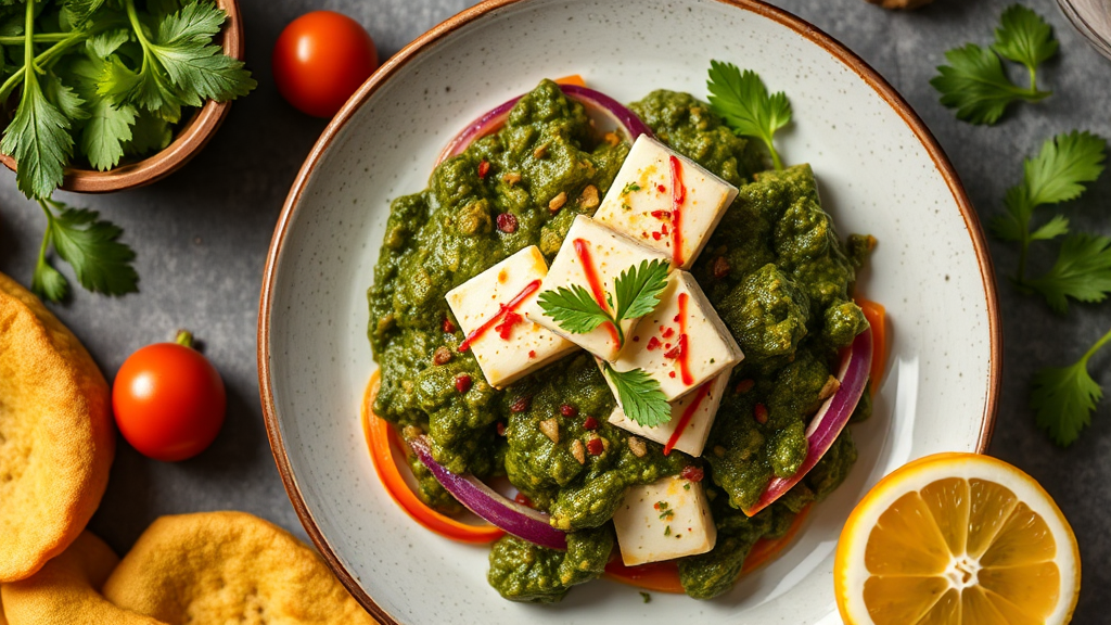 Palak Paneer with a Twist