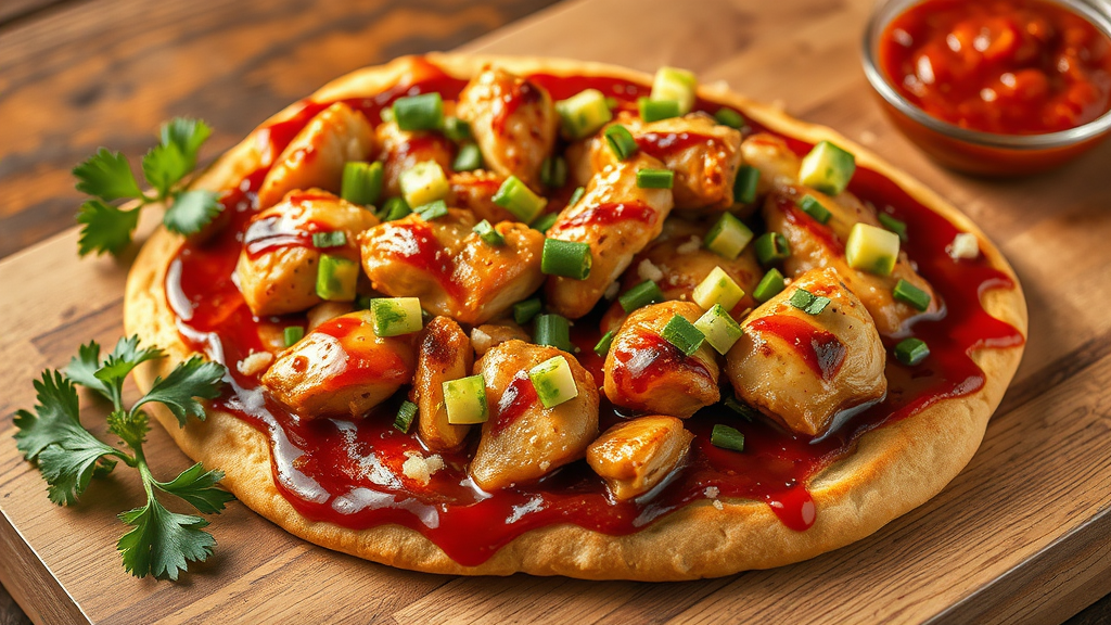 Panera Bread's BBQ Chicken Flatbread (Copycat Recipe)