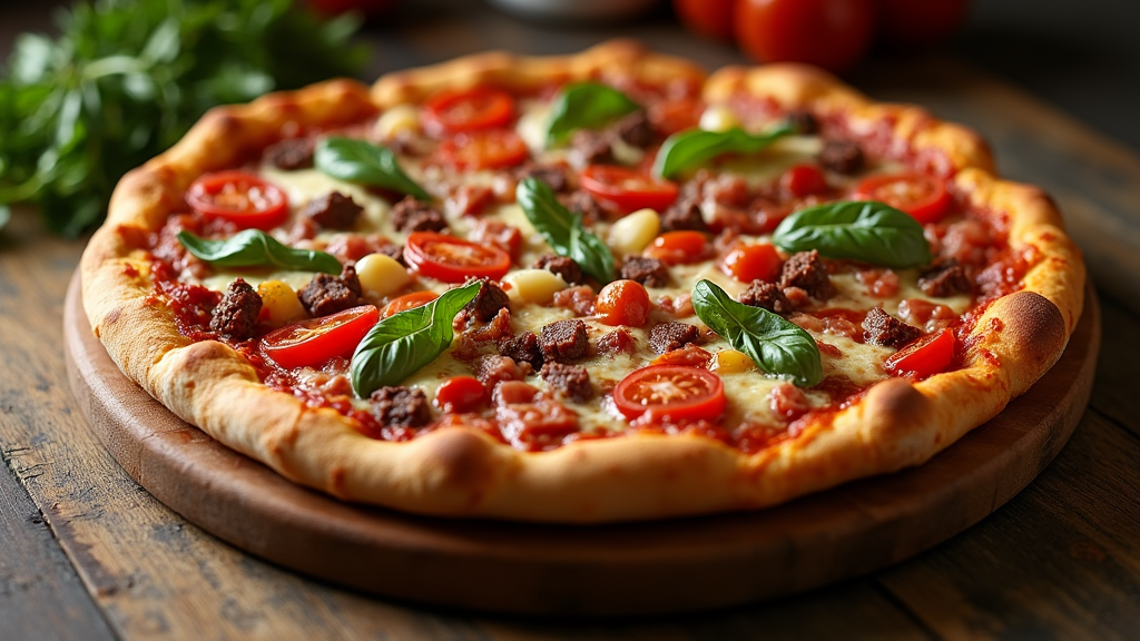 Papa John's Meat Feast Pizza (Copycat Recipe)