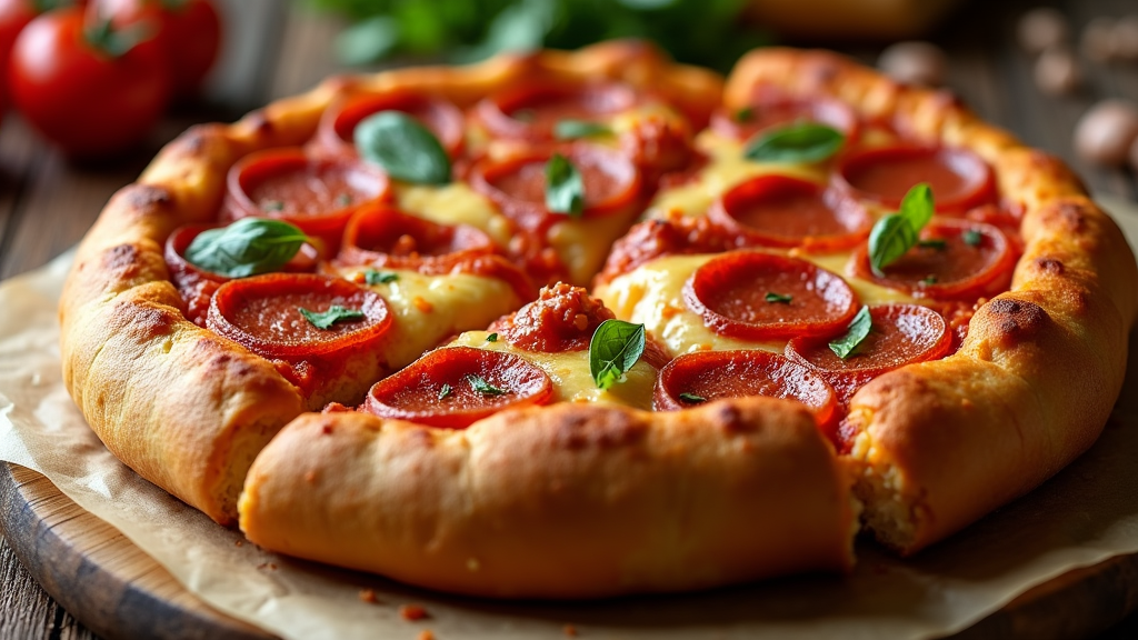 Papa John's Stuffed Crust Pepperoni Pizza (Copycat Recipe)