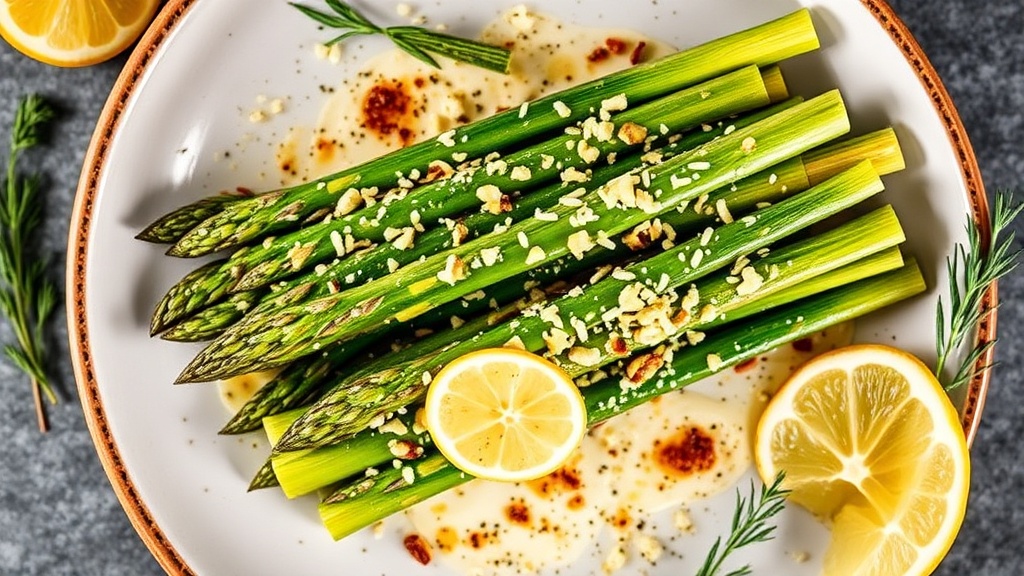 Parmesan Butter Baked Asparagus