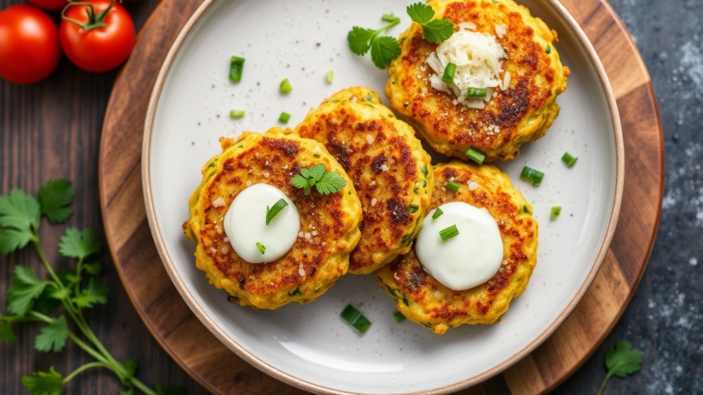 Parmesan Zucchini Fritters