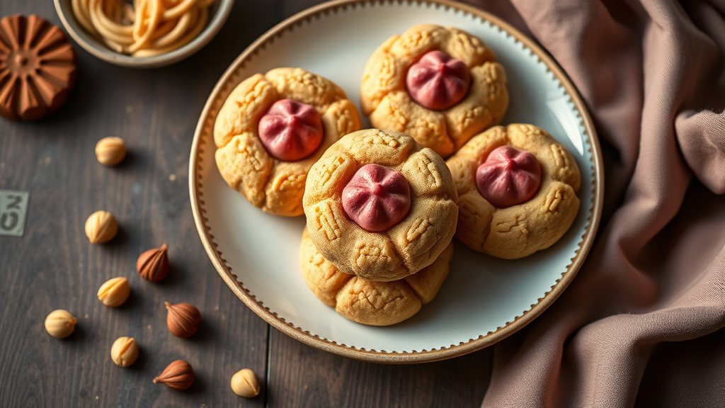 Peanut Butter Blossom Cookies