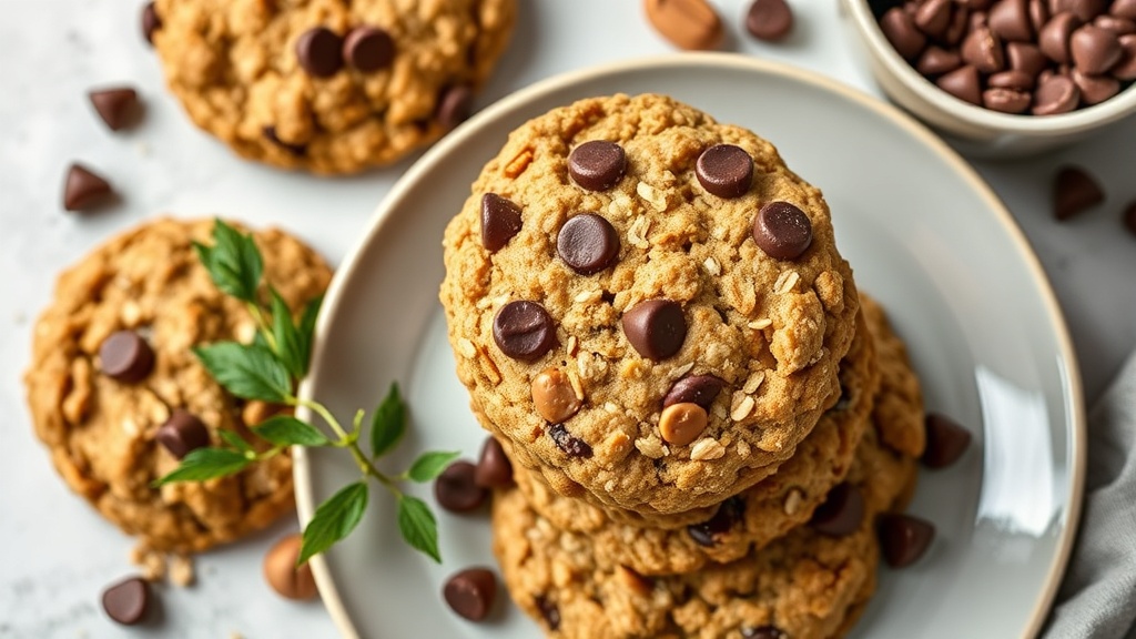 Peanut Butter Chocolate Chip Oatmeal Cookies