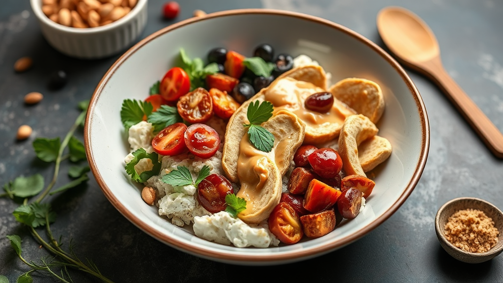 Peanut Butter Cottage Cheese Protein Bowl