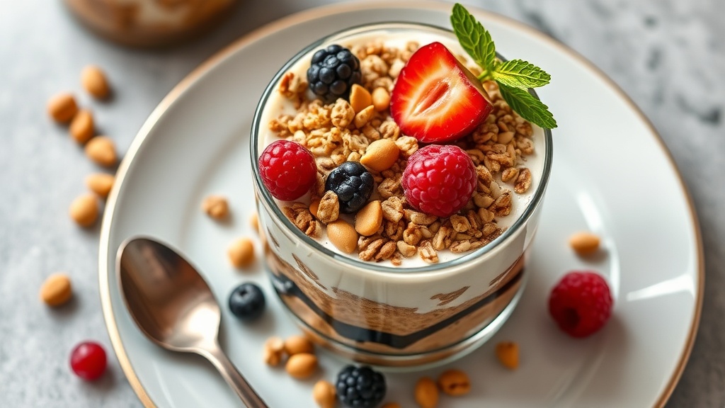 Peanut Butter Muesli Parfait