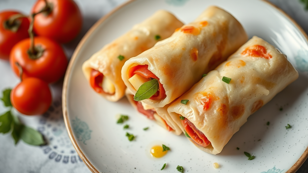 Pepperoni Apple Spring Rolls