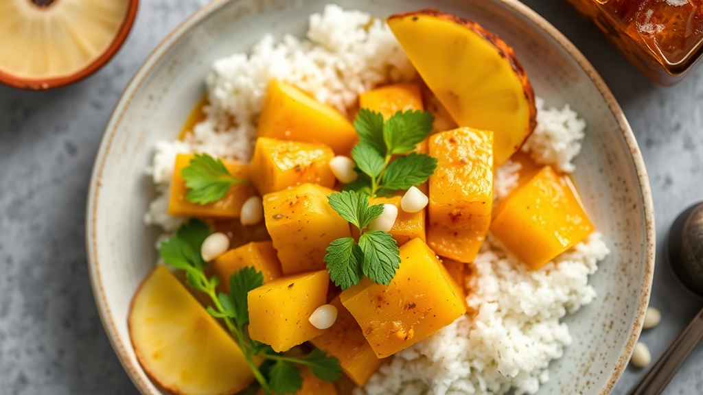 Pineapple Coconut Chicken Curry