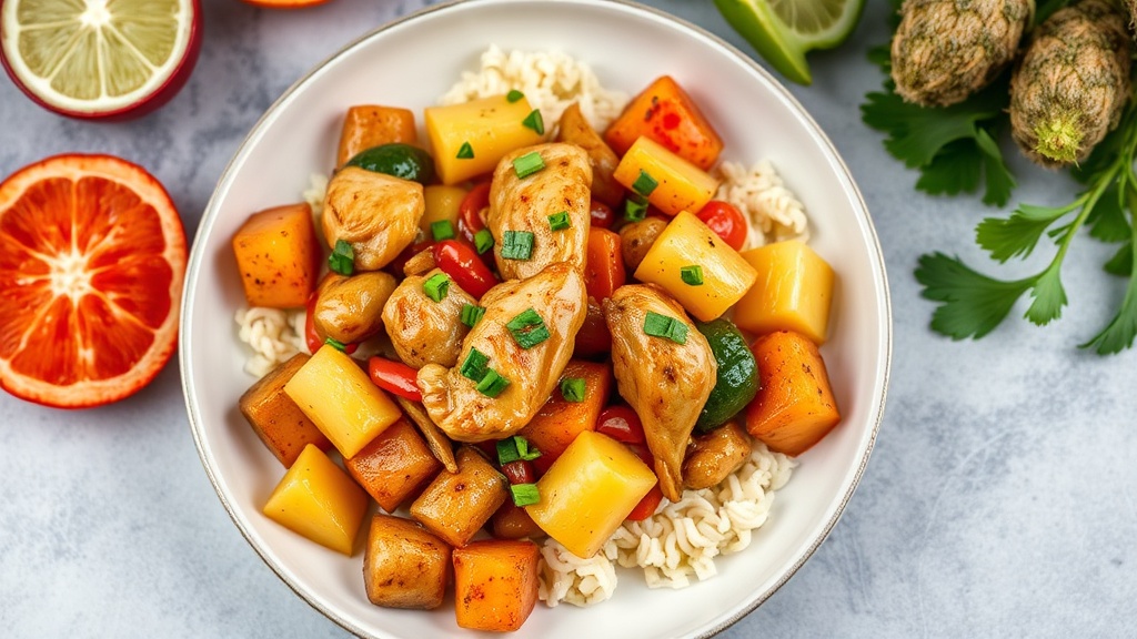 Pineapple Ginger Chicken Stir-Fry