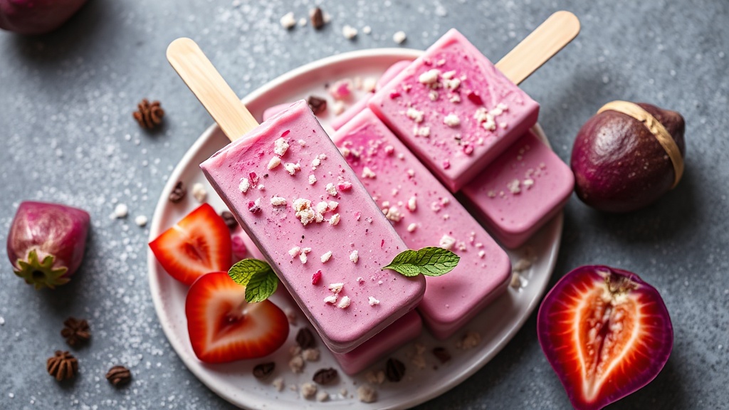 Pitaya Ice Cream Bars (Gluten-Free, Dairy-Free, Allergen-Free)