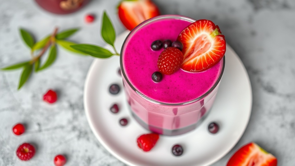 Pitaya Mousse with Bamboo Fiber (Gluten-Free, Dairy-Free)