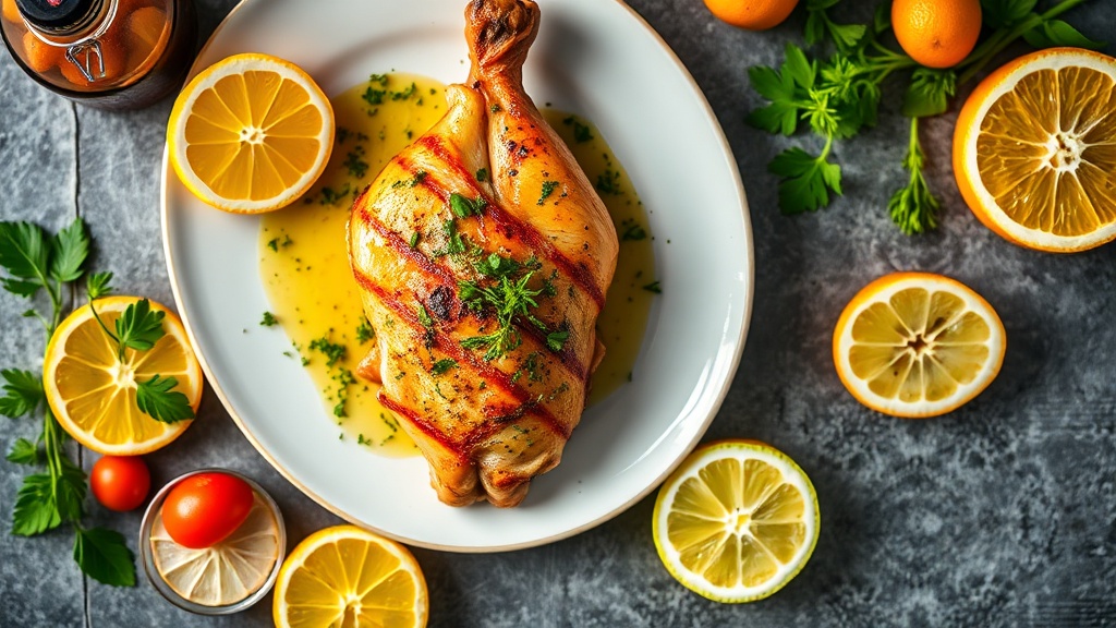 Pollo al Horno with Citrus and Herb Marinade