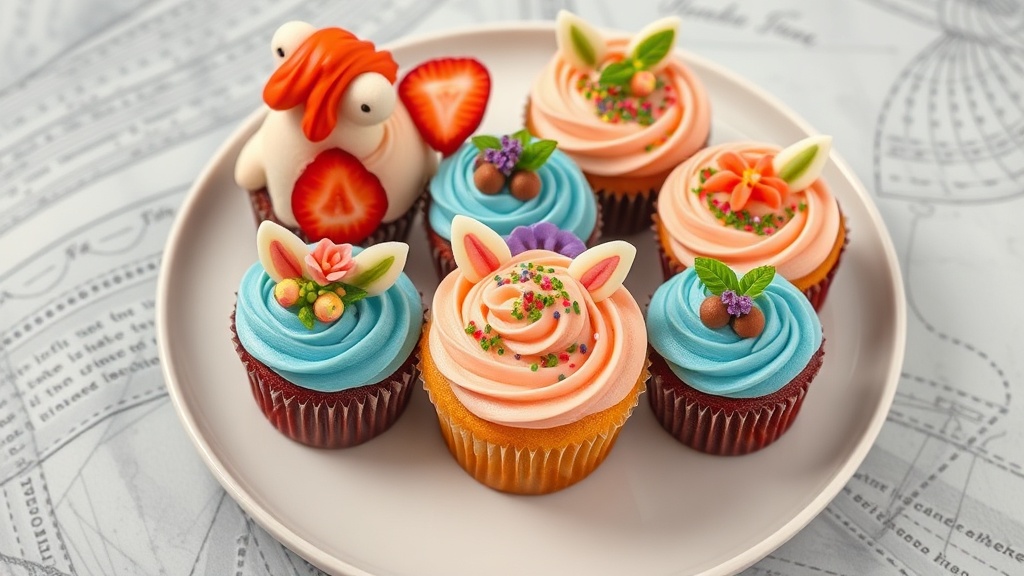 Pony-Themed Cupcakes