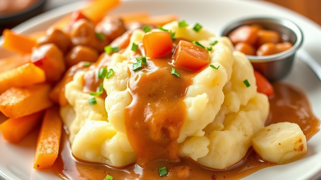 Popeyes Louisiana Kitchen Mashed Potatoes with Cajun Gravy (Copycat Recipe)