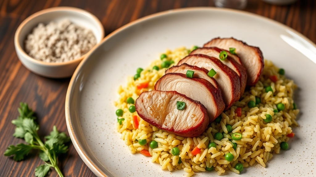 Pork Tenderloin with Green Chili Rice
