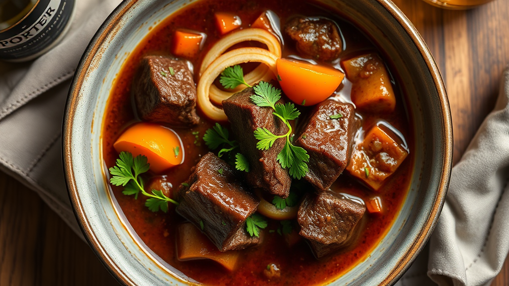 Porter Beer Braised Beef Stew