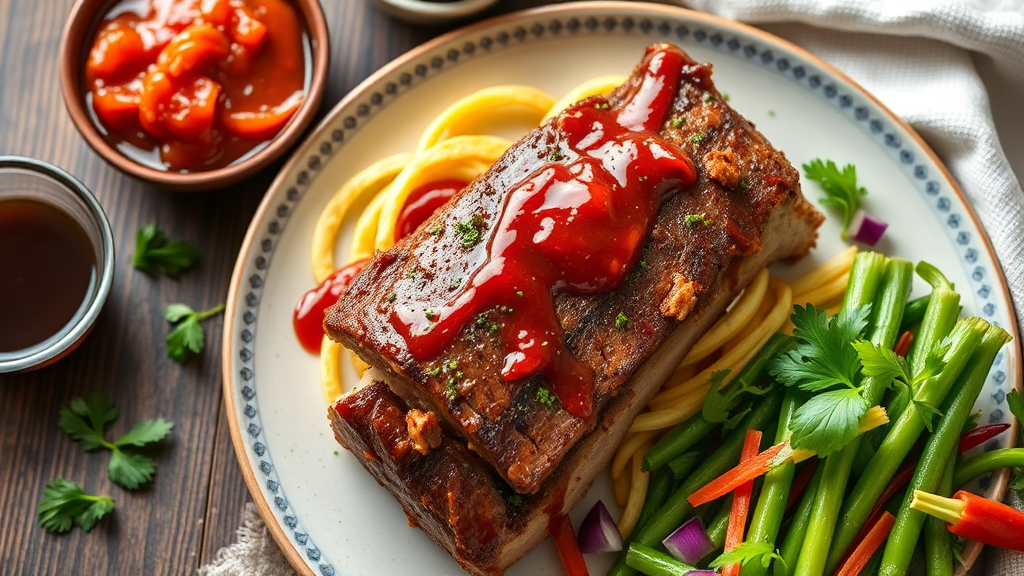 Pulled Pork and Bell Pepper Ribs with Creative BBQ Sauce