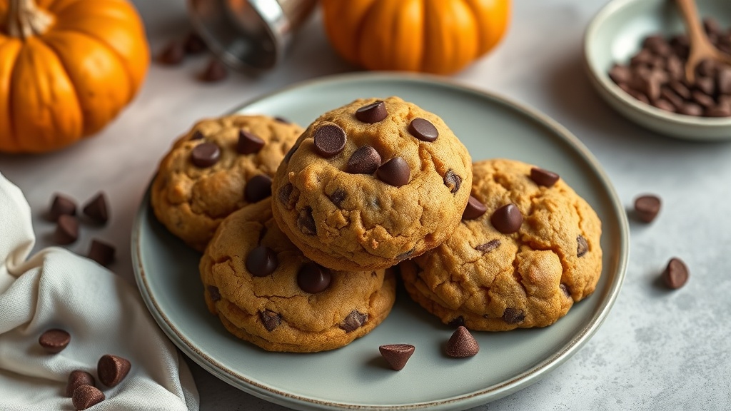 Pumpkin Chocolate Chip Cookies