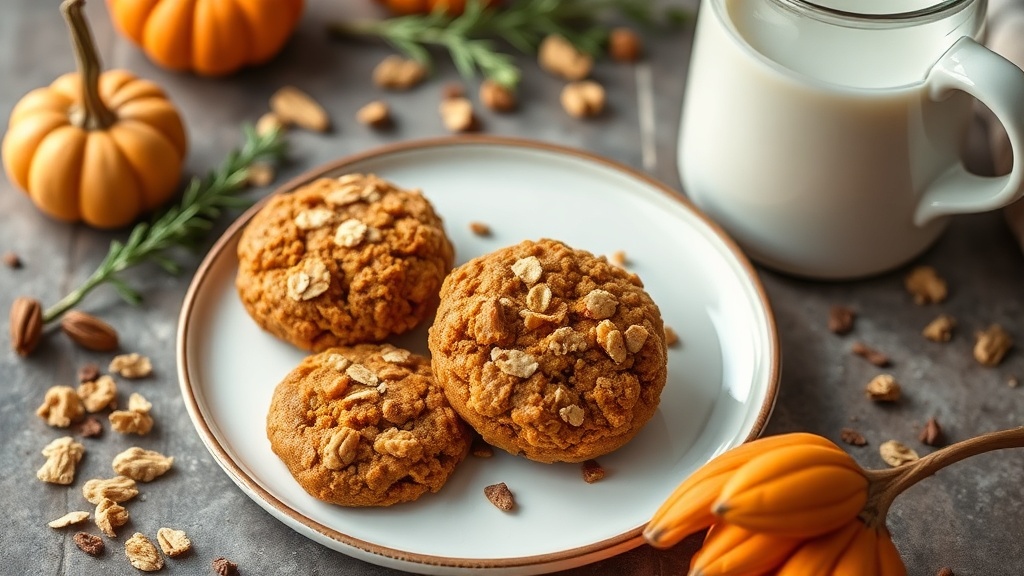 Pumpkin Oatmeal Pie Cookies